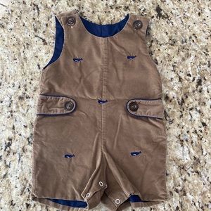 Nantucket kids whale watch shortalls 🐳